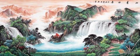 春節(jié)辦公室掛什么畫？易從網(wǎng)精品國畫裝飾旺財好運來！