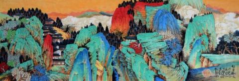 水墨丹青描繪山河之美—賞析許吉爾手繪國(guó)畫山水之美！