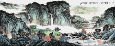 水墨丹青描繪山河之美—賞析許吉爾手繪國(guó)畫山水之美！