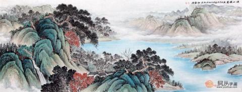 春節(jié)送禮送什么字畫好？李佩錦精品山水字畫雅致是首選！