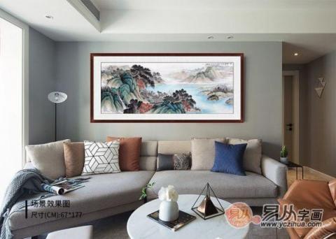 春節(jié)送禮送什么字畫好？李佩錦精品山水字畫雅致是首選！