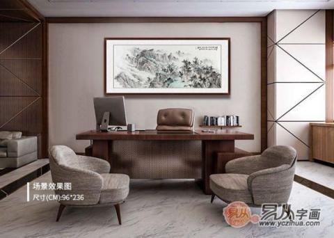 春節(jié)送禮送什么字畫好？李佩錦精品山水字畫雅致是首選！
