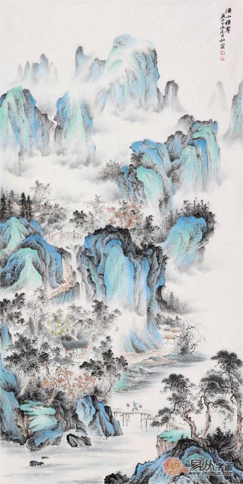 春節(jié)送領(lǐng)導(dǎo)李佩錦國(guó)畫山水，讓你在領(lǐng)導(dǎo)心里留下好印象！