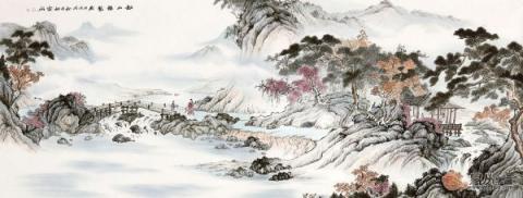 春節(jié)送領(lǐng)導(dǎo)李佩錦國(guó)畫山水，讓你在領(lǐng)導(dǎo)心里留下好印象！