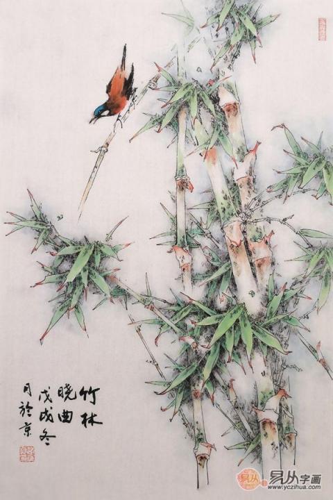 易從網名家手繪國畫佳作，品位之家值得擁有！