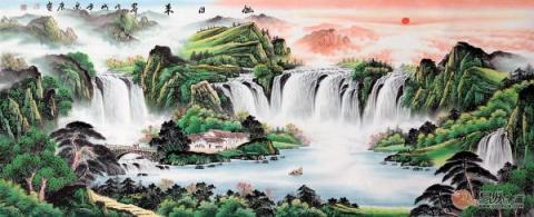 辦公室里裝飾掛畫，這五幅名人山水最受成功人士喜愛！