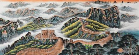 客廳沙發(fā)墻掛什么畫(huà)？宋唐手繪國(guó)畫(huà)裝飾風(fēng)水財(cái)運(yùn)旺！