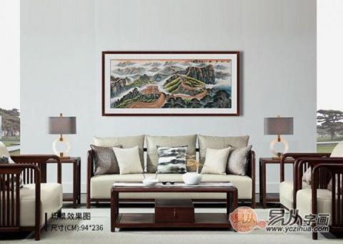 客廳沙發(fā)墻掛什么畫(huà)？宋唐手繪國(guó)畫(huà)裝飾風(fēng)水財(cái)運(yùn)旺！