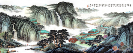 辦公室掛什么風(fēng)水好？旺財運首選名人山水國畫！