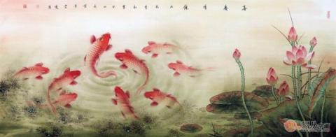 原生態(tài)藝術(shù)佳作，畫家藍(lán)健康國畫賞析