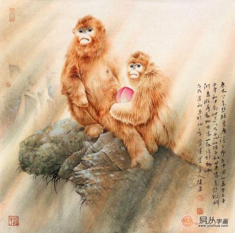 原生態(tài)藝術(shù)佳作，畫家藍(lán)健康國畫賞析