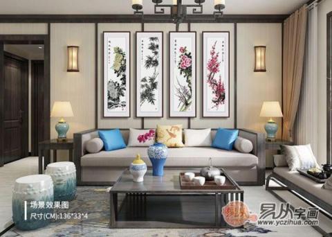 室內(nèi)空間裝飾掛什么畫好，經(jīng)典國畫花鳥一幅就夠了！