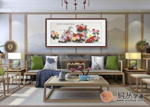 五款經(jīng)典的客廳掛畫，吉祥花鳥畫裝飾韻味十足