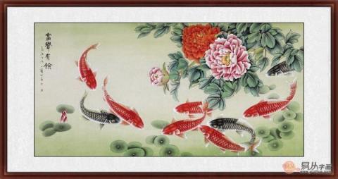 五款經(jīng)典的客廳掛畫，吉祥花鳥畫裝飾韻味十足