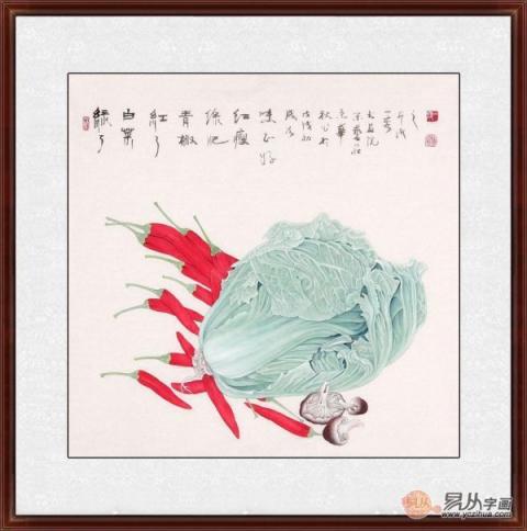 適合掛在餐廳的裝飾畫，這兩款就足夠驚艷