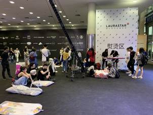 LAURASTAR受邀出席SIUF國(guó)際內(nèi)衣超模大賽，熨燙黑科技為衣物清潔煥新