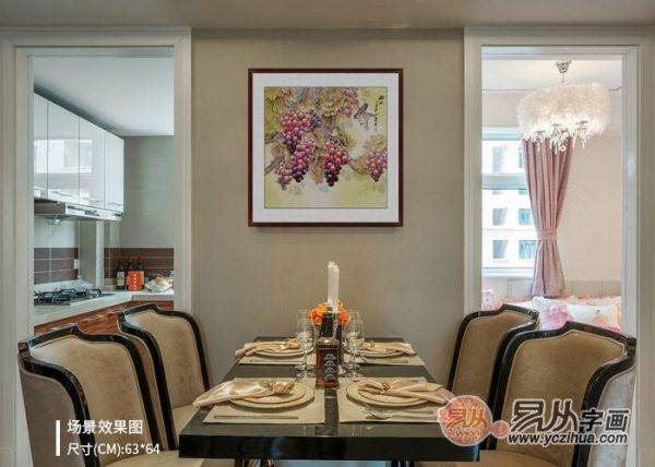 不知道餐廳里掛什么畫(huà)好，看看這些小品花鳥(niǎo)畫(huà)美不美