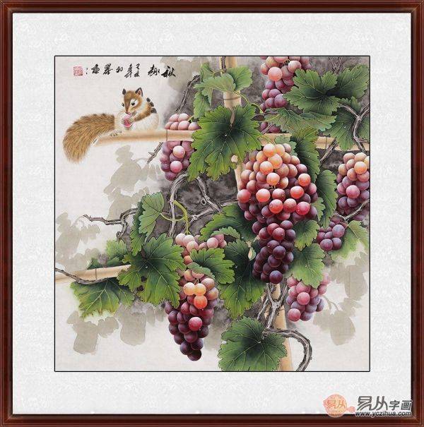 不知道餐廳里掛什么畫(huà)好，看看這些小品花鳥(niǎo)畫(huà)美不美