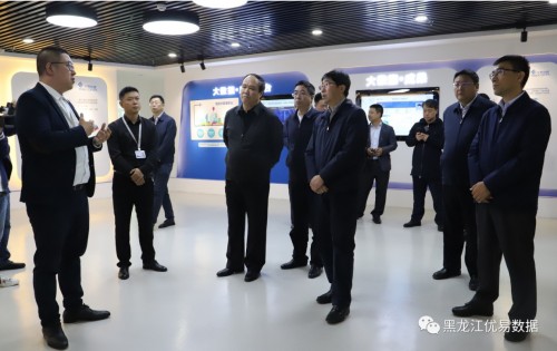 黑龍江省委常委、哈爾濱市委書記王兆力一行參觀調(diào)研優(yōu)易數(shù)據(jù)哈爾濱基地