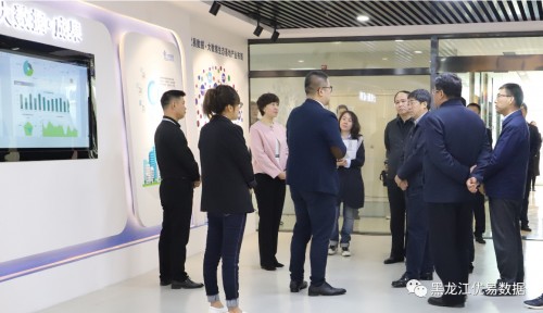 黑龍江省委常委、哈爾濱市委書記王兆力一行參觀調(diào)研優(yōu)易數(shù)據(jù)哈爾濱基地