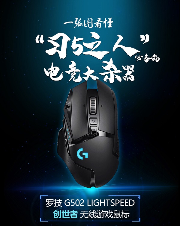 創(chuàng)世者登場！一張圖看懂羅技G全新旗艦無線游戲鼠標(biāo)