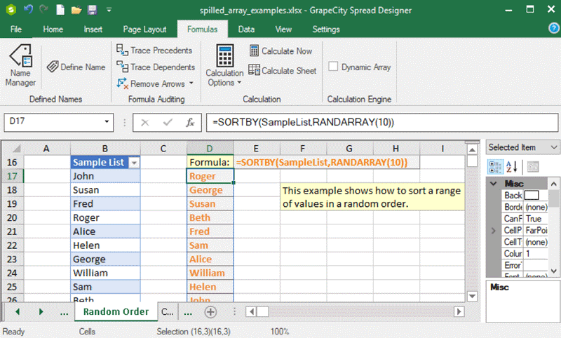 Spread.NET 表格控件 V12.1 正式發(fā)布！加入動態(tài)數(shù)組，讓公式運算更具效率