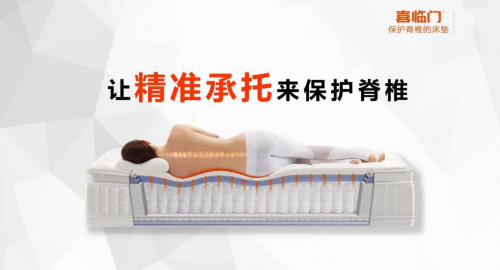 喜臨門床墊丨緩解脊椎壓力，溫柔締造香甜美夢