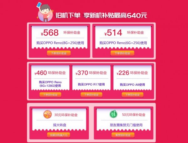 速回收“以舊換新”補貼高至640元，活動火爆進行中!