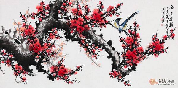 家居背景墻掛畫有啥講究？想要風(fēng)水運勢好就掛吉祥花鳥畫