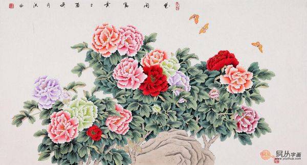 客廳墻裝飾掛什么畫好，給家?guī)砑楦獾幕B國(guó)畫推薦