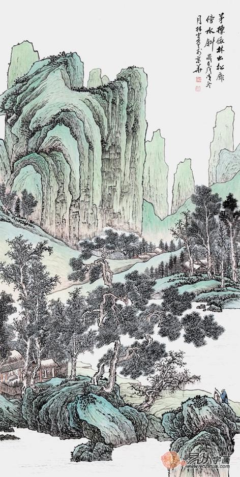 2019年又美又有品位進(jìn)門玄關(guān)掛畫，朋友們都說好
