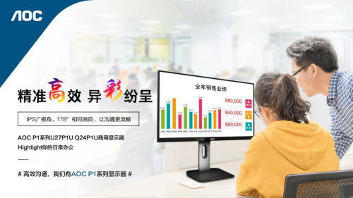 以企業(yè)需求為導向,AOC P1系列商用顯示器實現精準營銷!