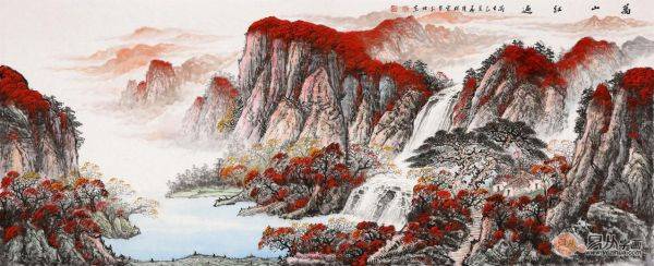 客廳風(fēng)水畫怎么選？名家山水畫催財(cái)旺運(yùn)品位佳