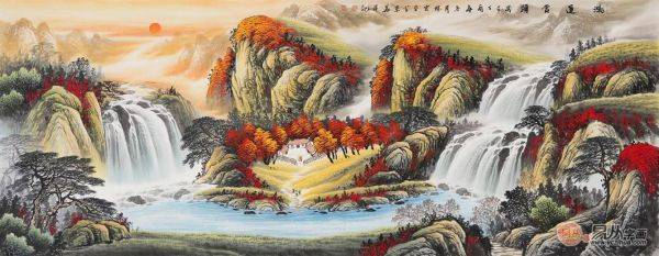 客廳掛裝飾畫，耐人尋味趣味雅致