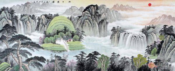 客廳掛裝飾畫，耐人尋味趣味雅致