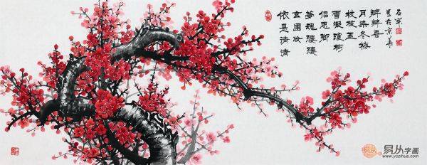 梅蘭竹菊的君子品質，名家石開梅蘭竹菊四君子國畫作品欣賞