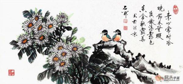 梅蘭竹菊的君子品質，名家石開梅蘭竹菊四君子國畫作品欣賞