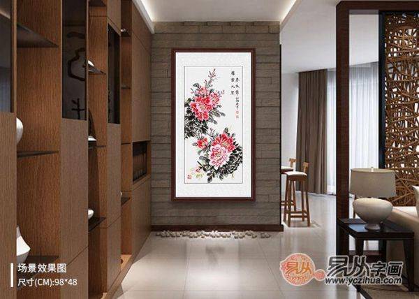 適合玄關(guān)的裝飾畫，這5款吉祥花鳥畫，顏值風(fēng)水兩相宜
