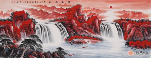 精美客廳沙發(fā)背景墻掛畫(huà)，家里都美呆了