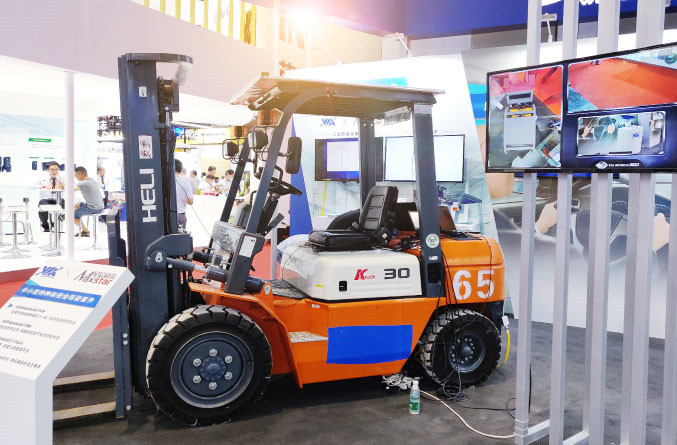 威盛安全駕駛套件與叉車完美結(jié)合，閃耀2019工博會