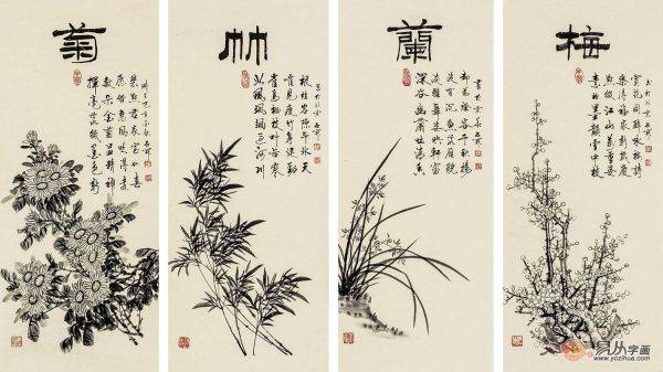 家庭客廳掛什么花鳥畫作品好，家裝達人為你推薦這四種題材