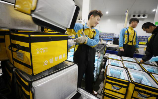 陽澄湖大閘蟹開湖，蘇寧快消“鮮”入為主拿下第一簍蟹