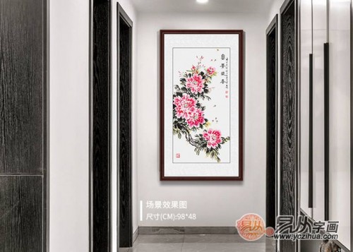 開門玄關(guān)處掛什么畫最吉祥，這三款吉祥花鳥畫拔得頭手
