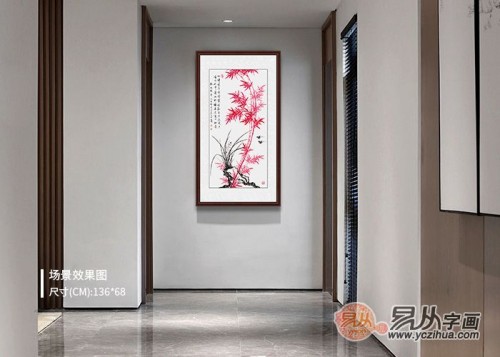 開門玄關(guān)處掛什么畫最吉祥，這三款吉祥花鳥畫拔得頭手