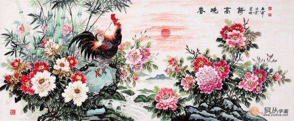 客廳沙發(fā)墻裝飾畫掛什么好，畫美寓意更美的花鳥畫分享