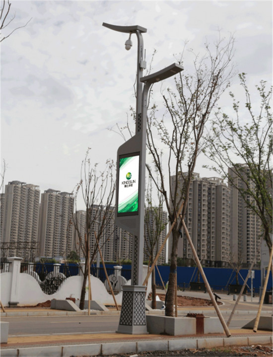 勤上光電顛覆傳統(tǒng) 燈桿與5G結(jié)合高調(diào)亮相市場
