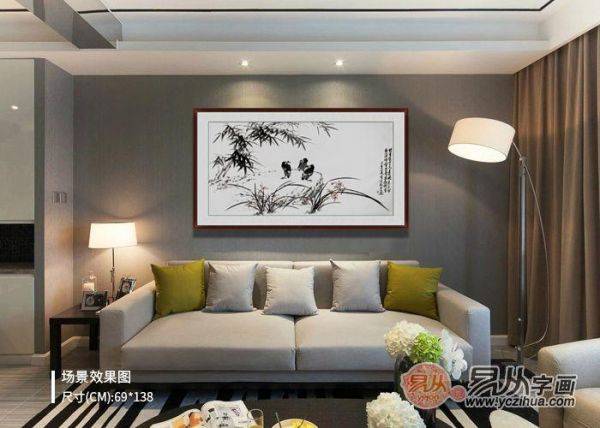 沙發(fā)后應(yīng)該掛什么畫？鄭曉京花鳥畫佳作 大氣典雅韻味別致