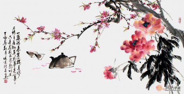 沙發(fā)后應(yīng)該掛什么畫？鄭曉京花鳥畫佳作 大氣典雅韻味別致