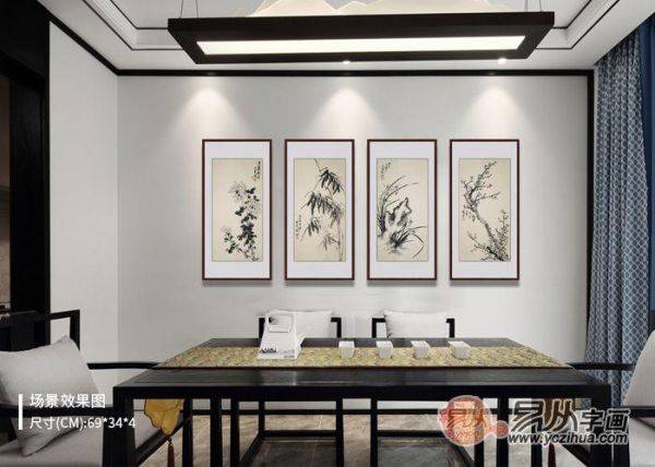 家里掛什么畫好？掛鄭曉京梅蘭竹菊畫 享高品質(zhì)生活