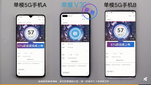 榮耀V30 5G通訊能力強(qiáng)勁，帶給你極速5G新體驗(yàn)